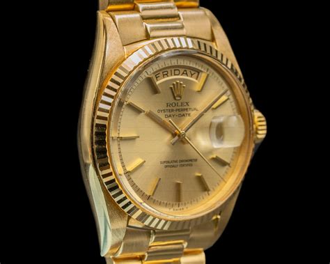 rolex oyster perpetual day date 18k gold price|rolex day date msrp.